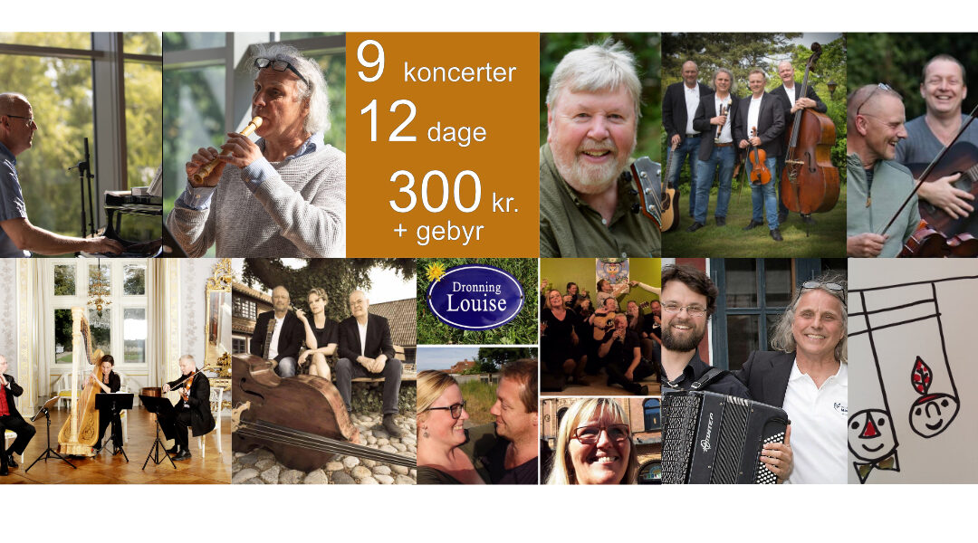 9 koncerter på 12 dage med partoutbillet